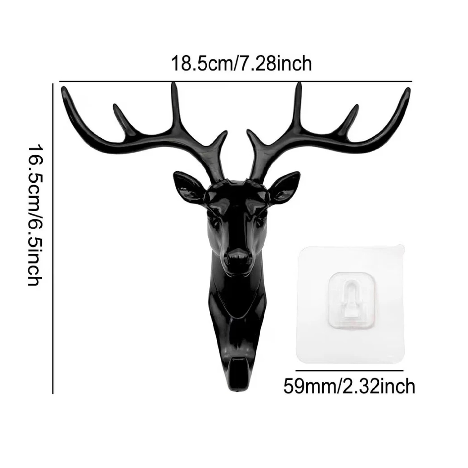 PORTA LLAVES DE PARED DISEÑO CIERVO - 3