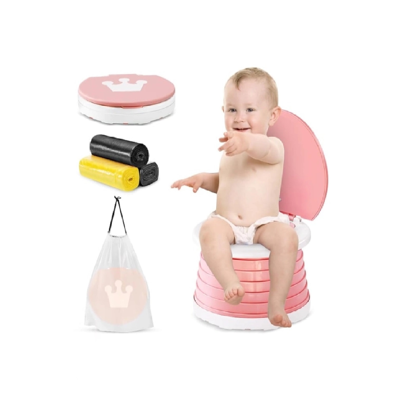 INODORO PLEGABLE DE VIAJE PARA NIÑO - 1