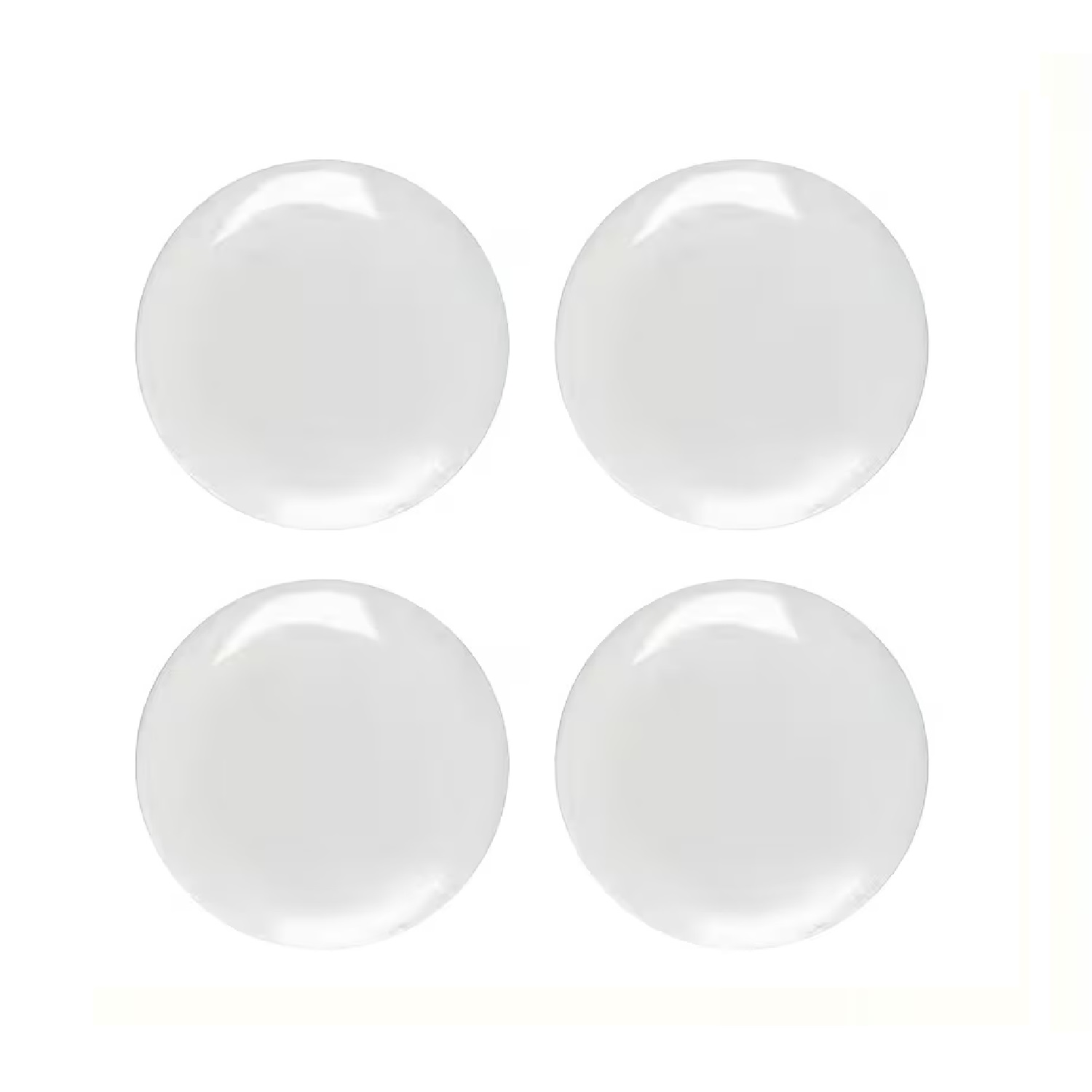 JUEGO DE 6 PEGATINAS PROTECTORAS DE 20 MM PARA AGUJERO DE LLAVE DE PUERTA DE COCHE NEGRO TM - 3