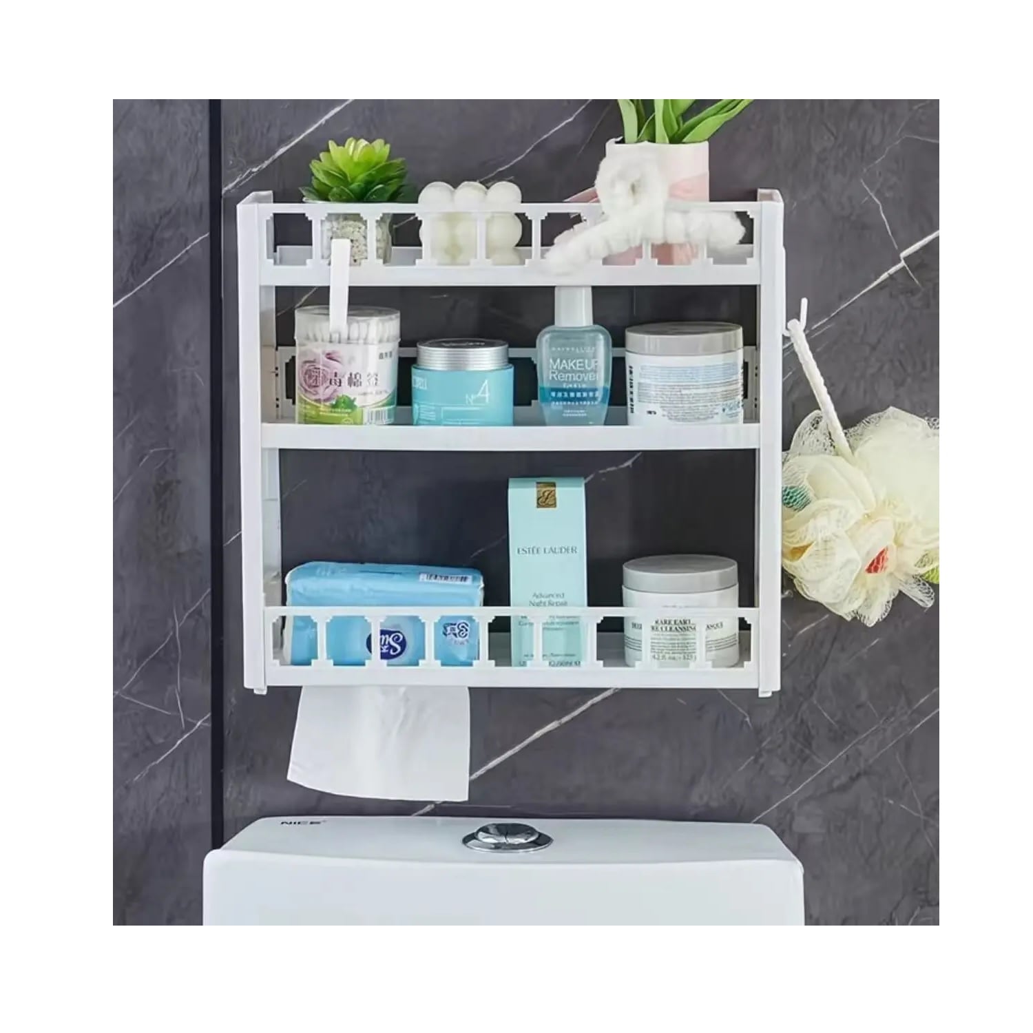 ORGANIZADOR COMPACTO DE PARED PARA BAÑO Y COCINA - 5