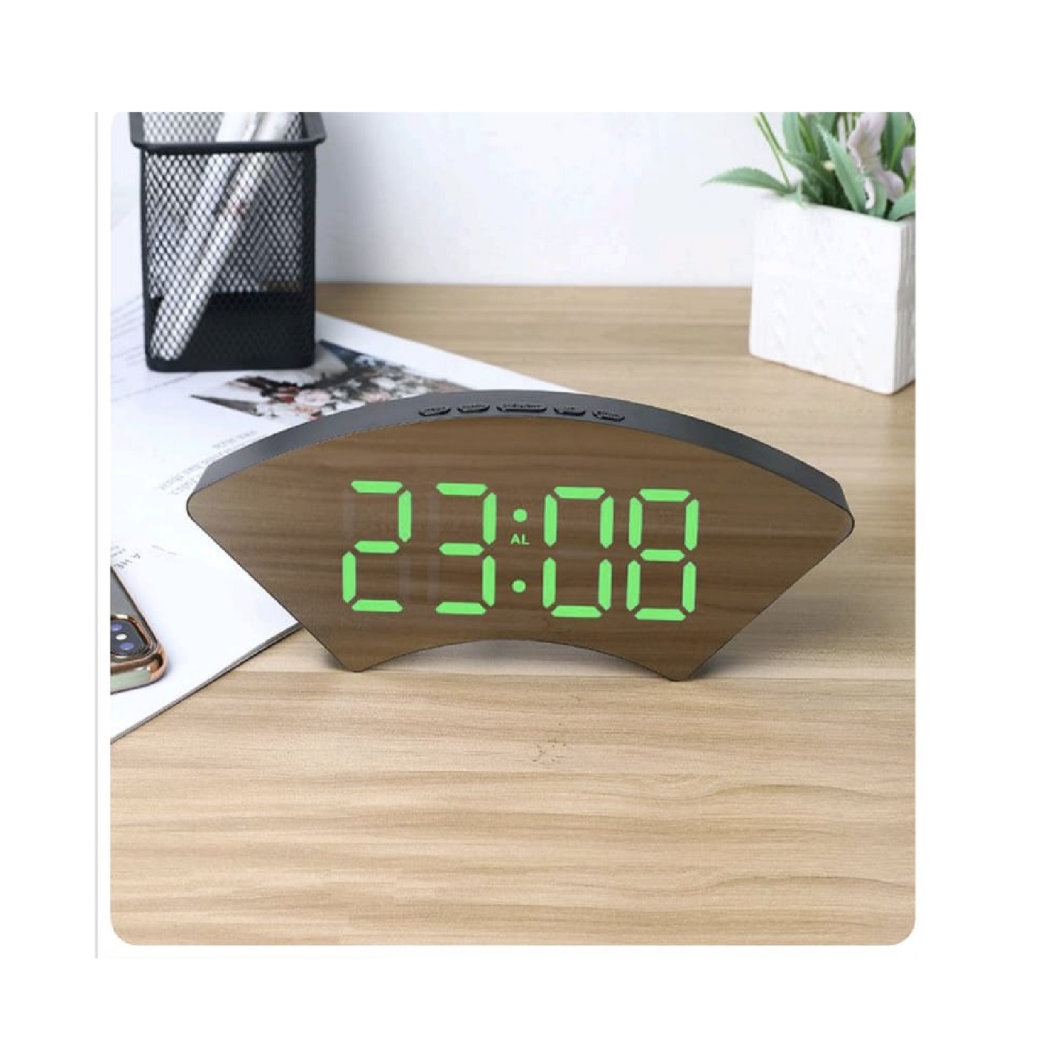 RELOJ DIGITAL MINIMALISTA DE LUJO PARA MESA - 1