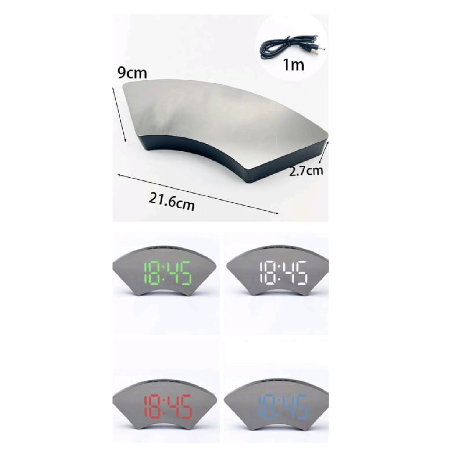 RELOJ DIGITAL MINIMALISTA DE LUJO PARA MESA - 2