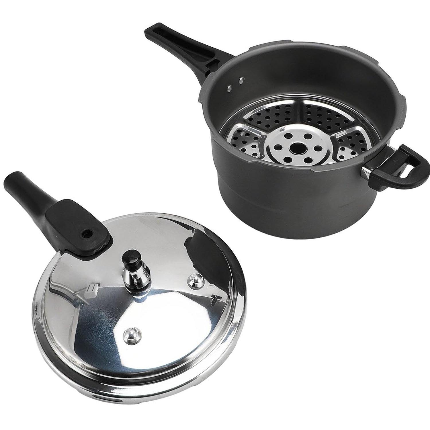 OLLA A PRESIÓN DE ACERO INOXIDABLE DE 5 LITROS - 6