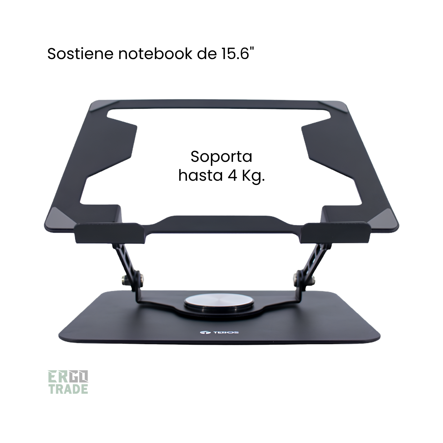SOPORTE PARA LAPTOP TEROS TE-7021N DE ACERO, GIRATORIO 360 PARA NOTEBOOK DE 10 HASTA 15.6' - 4