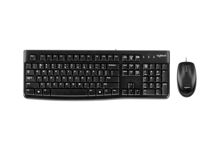 TECLADO LOGITECH + MOUSE MK120 USB SP BLACK PN 920-004428 - 3