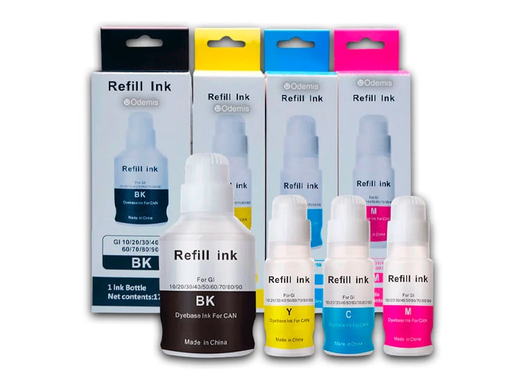 PACK DE TINTAS CANON GI-10 COMPATIBLE - 1