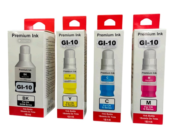 PACK DE TINTAS CANON GI-10 COMPATIBLE - 2