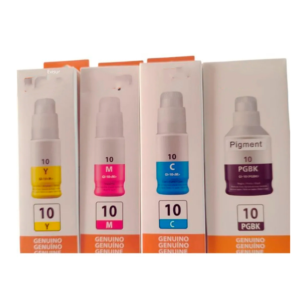 PACK DE TINTAS CANON GI-10 COMPATIBLE - 3