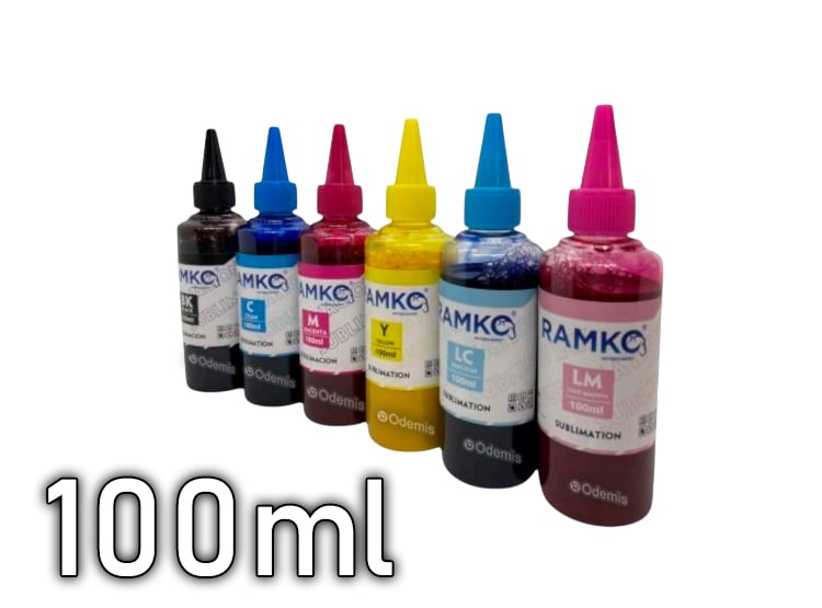 KIT DE TINTA SUBLIMACION 100ML COMPATIBLE - 1