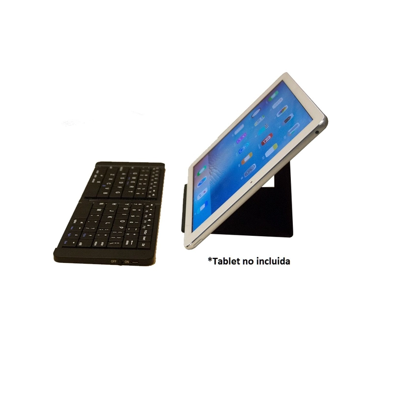 TECLADO WINDOWS IOS ANDROID. LEOTEC MINI BLUETOOTH PLEGABLE NEGRO - 3