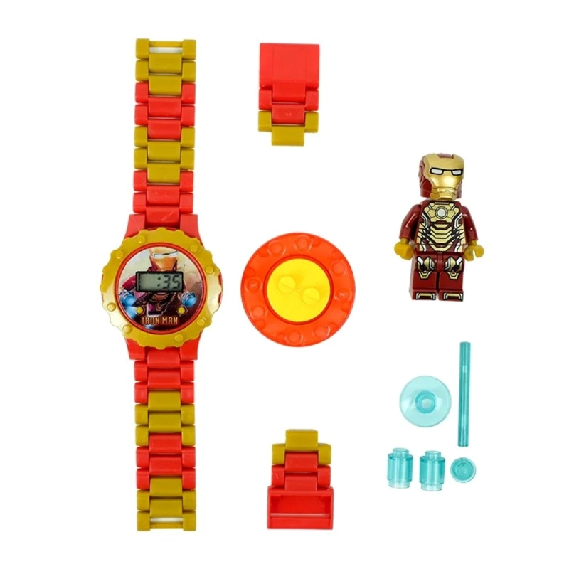 RELOJ NIÑO DIGITAL IRON TIPO LEGO MAN - 2