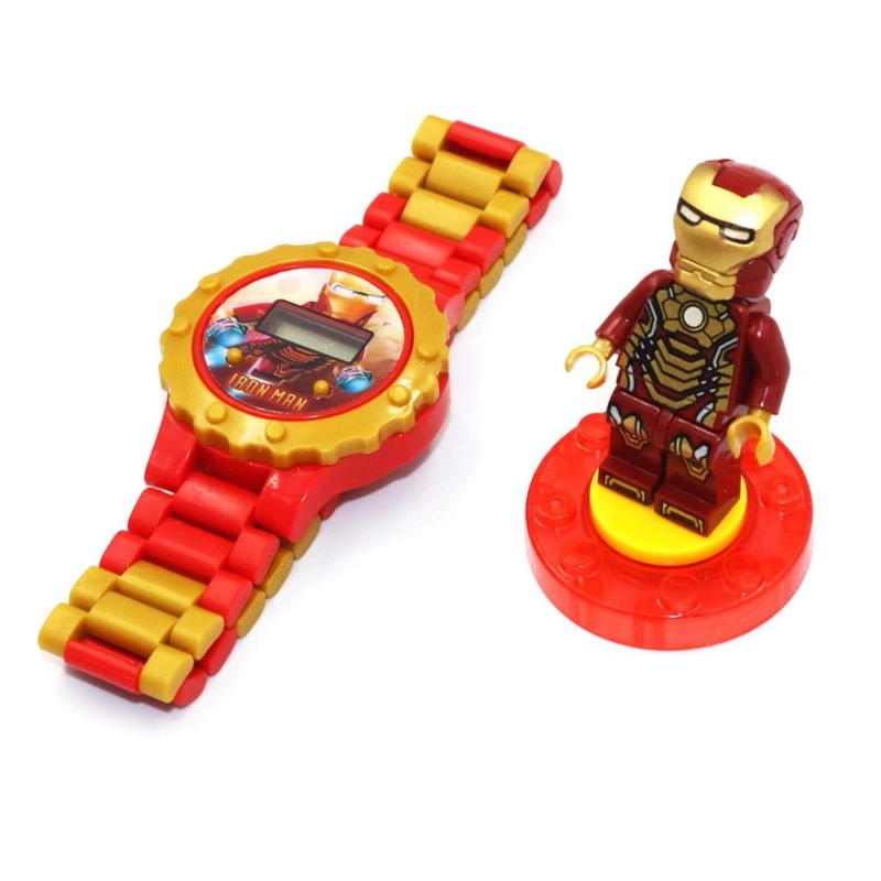 RELOJ NIÑO DIGITAL IRON TIPO LEGO MAN - 5