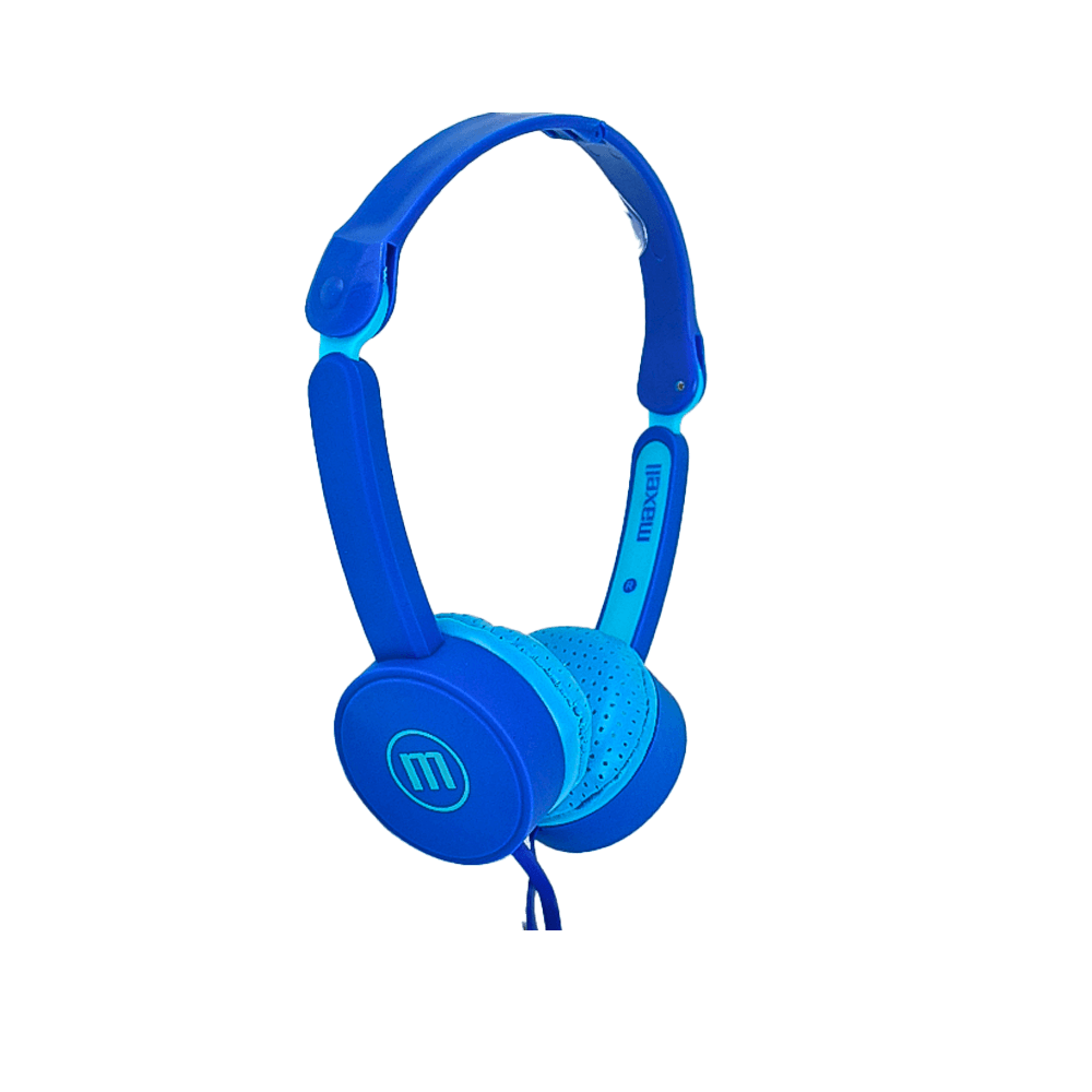 AUDÍFONOS INFANTILES CON MICRÓFONO MAXELL KZ-13 KIDZ AZUL - 1