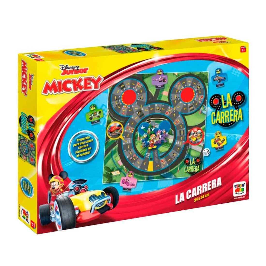 JUEGO DE MESA TOYNG DISNEY JUNIOR MICKEY MOUSE LA CARRERA - 1