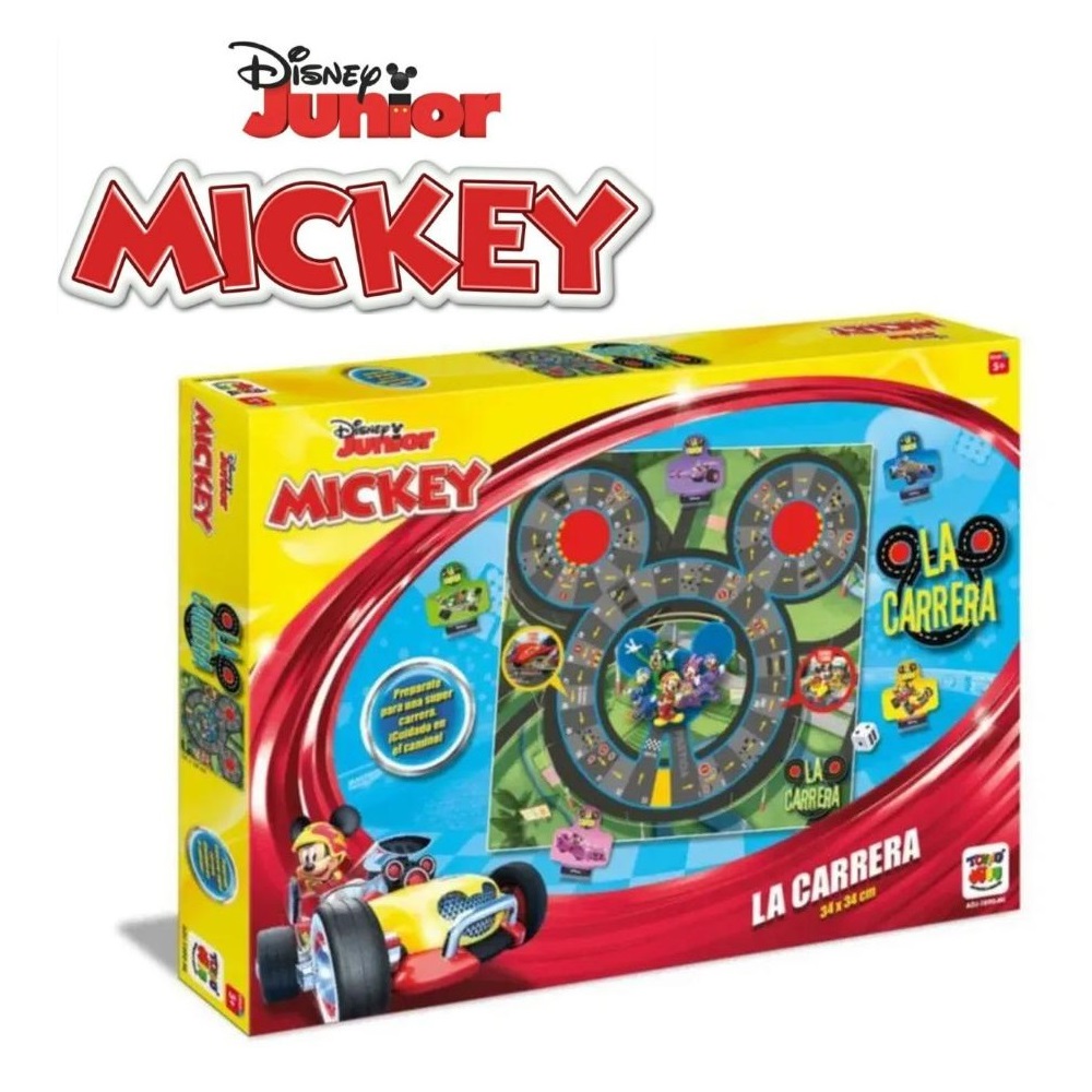 JUEGO DE MESA TOYNG DISNEY JUNIOR MICKEY MOUSE LA CARRERA - 2