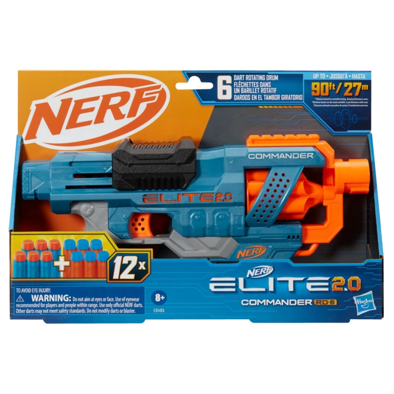 LANZADOR NERF ELITE 2.0 COMMANDER RD-6 - 4