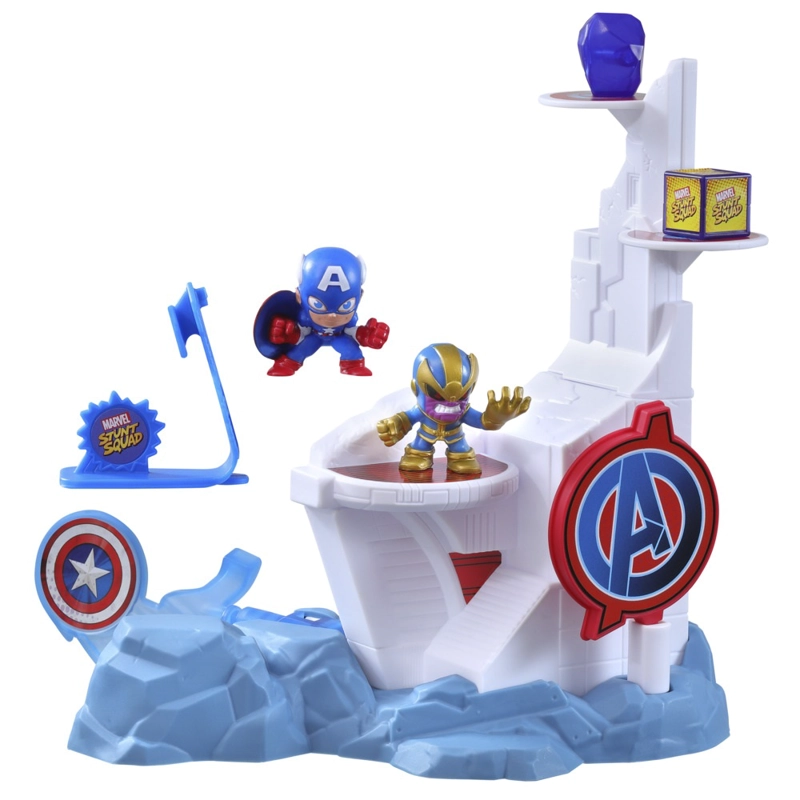 SET MARVEL STUNT SQUAD TOWER SMASH CAPITÁN AMÉRICA VS THANOS - 2