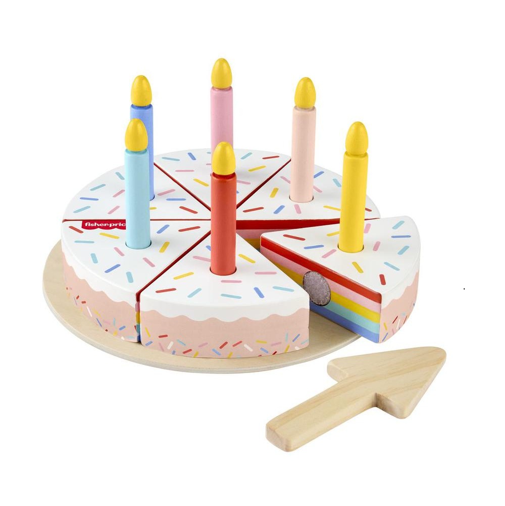 JUGUETE PARA BEBÉS FISHER PRICE PASTEL DE MADERA - 2