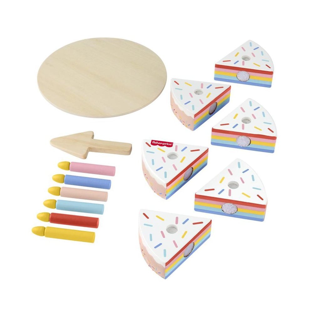 JUGUETE PARA BEBÉS FISHER PRICE PASTEL DE MADERA - 3