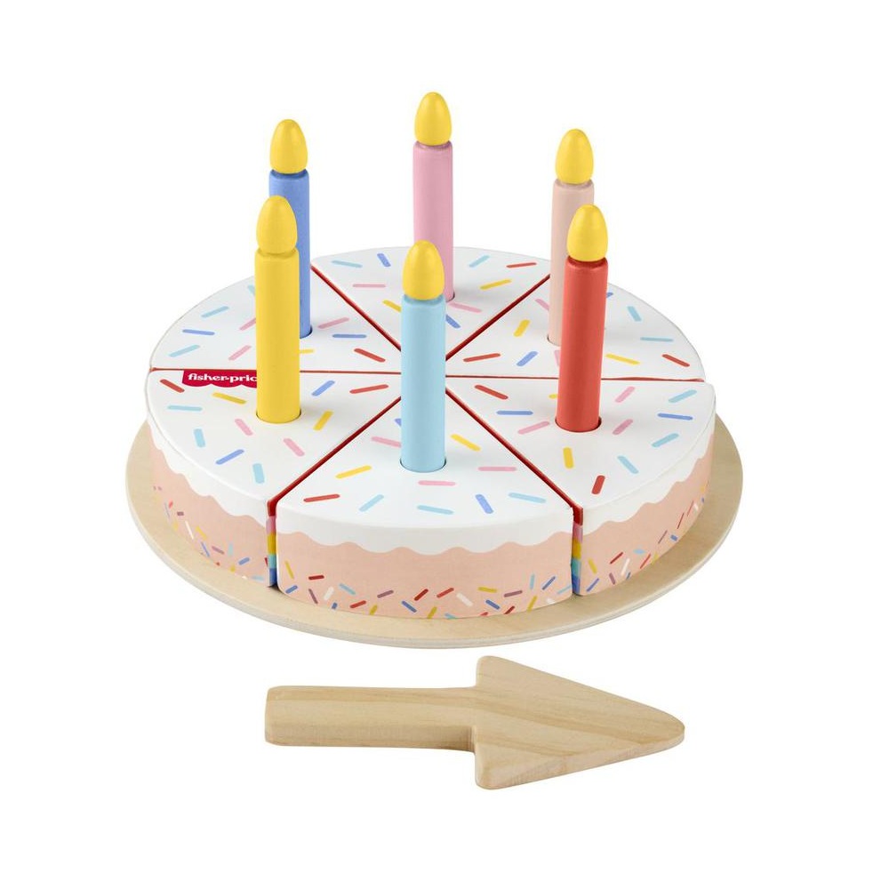 JUGUETE PARA BEBÉS FISHER PRICE PASTEL DE MADERA - 4
