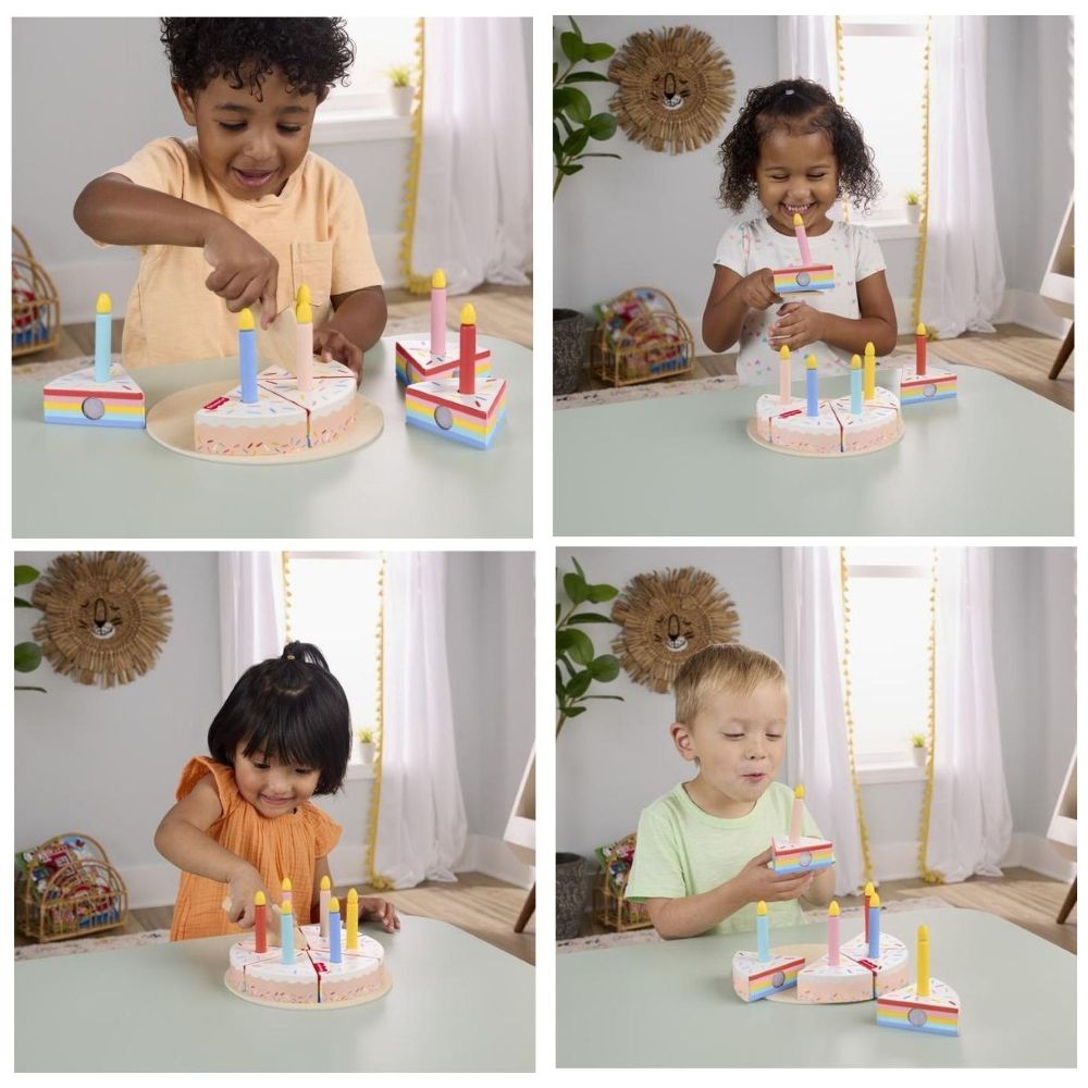 JUGUETE PARA BEBÉS FISHER PRICE PASTEL DE MADERA - 6