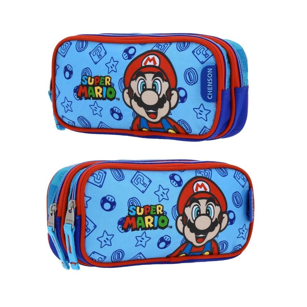 CARTUCHERA NINTENDO MARIO BROS DOBLE CIERRE - 2