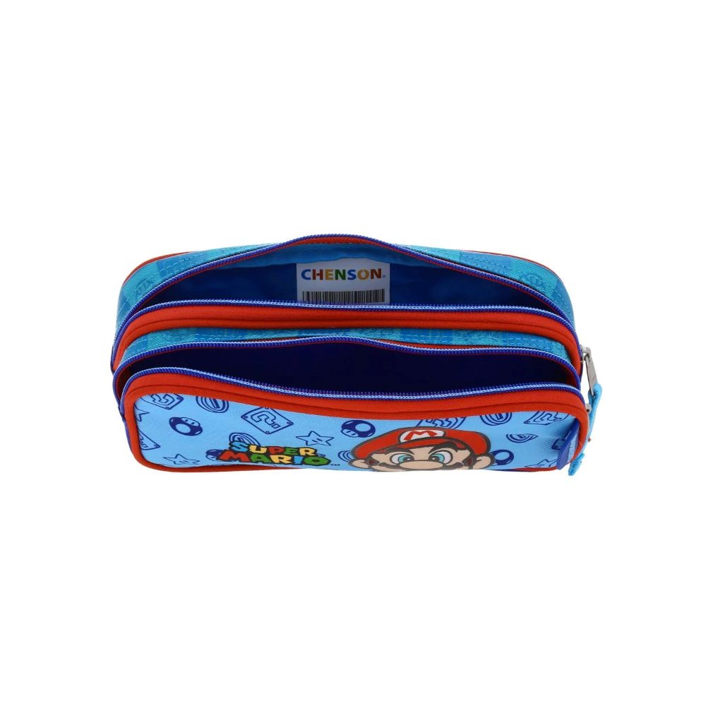 CARTUCHERA NINTENDO MARIO BROS DOBLE CIERRE - 3