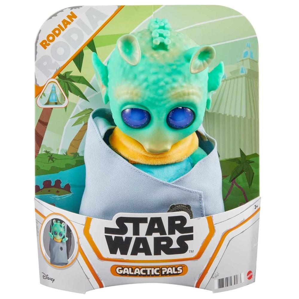 PELUCHE STAR WARS AMIGOS GALÁCTICOS RODIAN CON BOLSO DE TRANSPORTE - 6