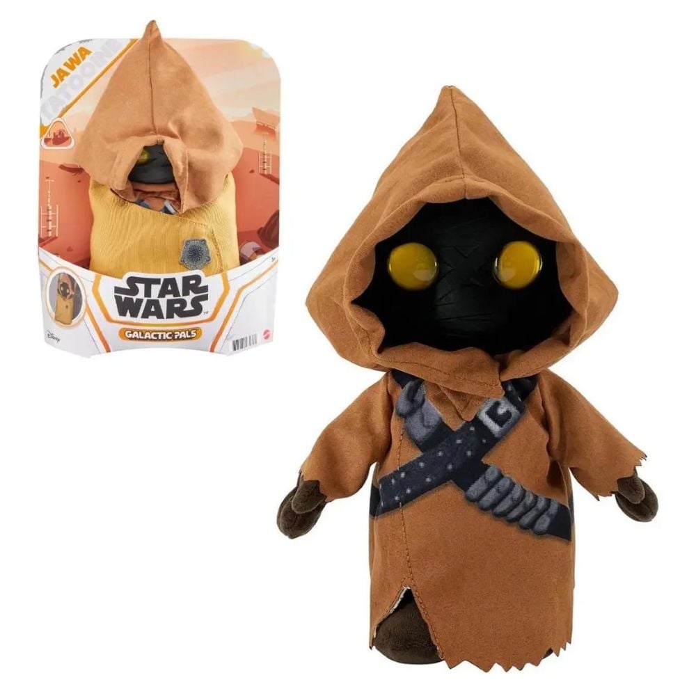 PELUCHE STAR WARS AMIGOS GALÁCTICOS JAWA CON BOLSO DE TRANSPORTE - 1