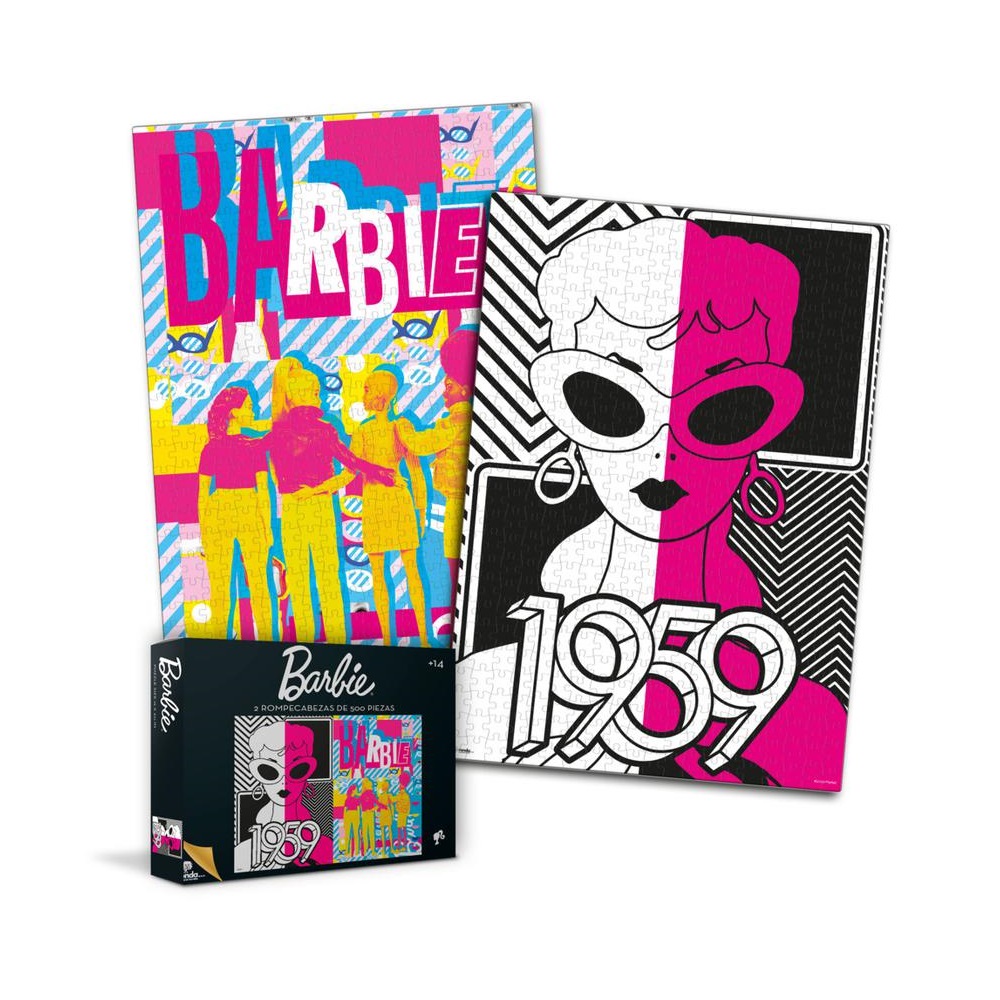 ROMPECABEZAS RONDA BARBIE 2 X 500 PIEZAS - 2