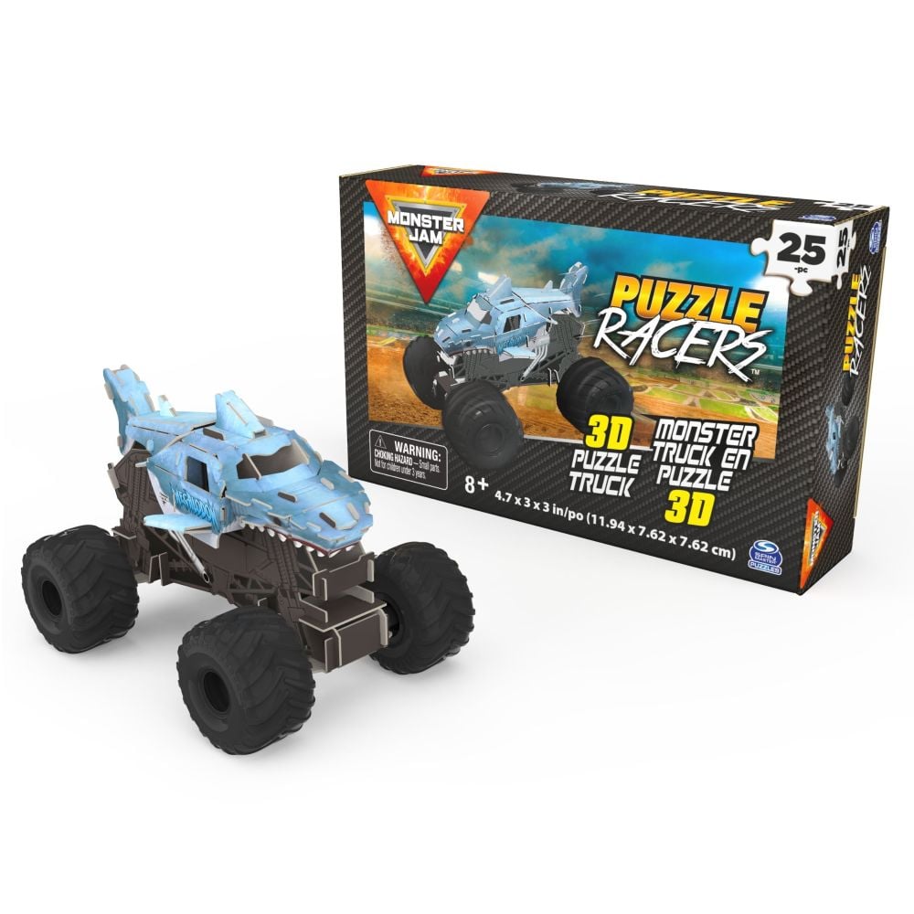 ROMPECABEZAS 3D MONSTER JAM MEGALODÓN 25 PIEZAS - 1