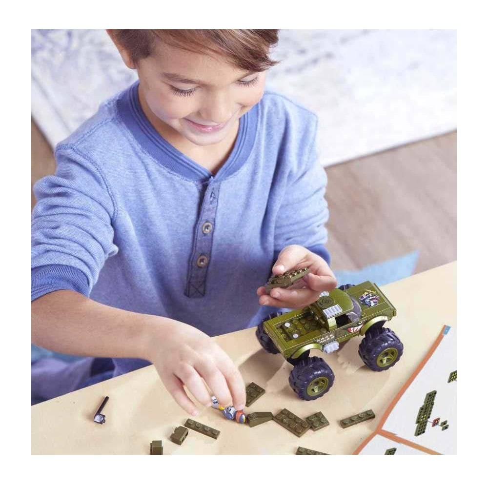 MEGABLOKS HOT WHEELS MONSTER TRUCK V8 BOMBER 86 PIEZAS - 3