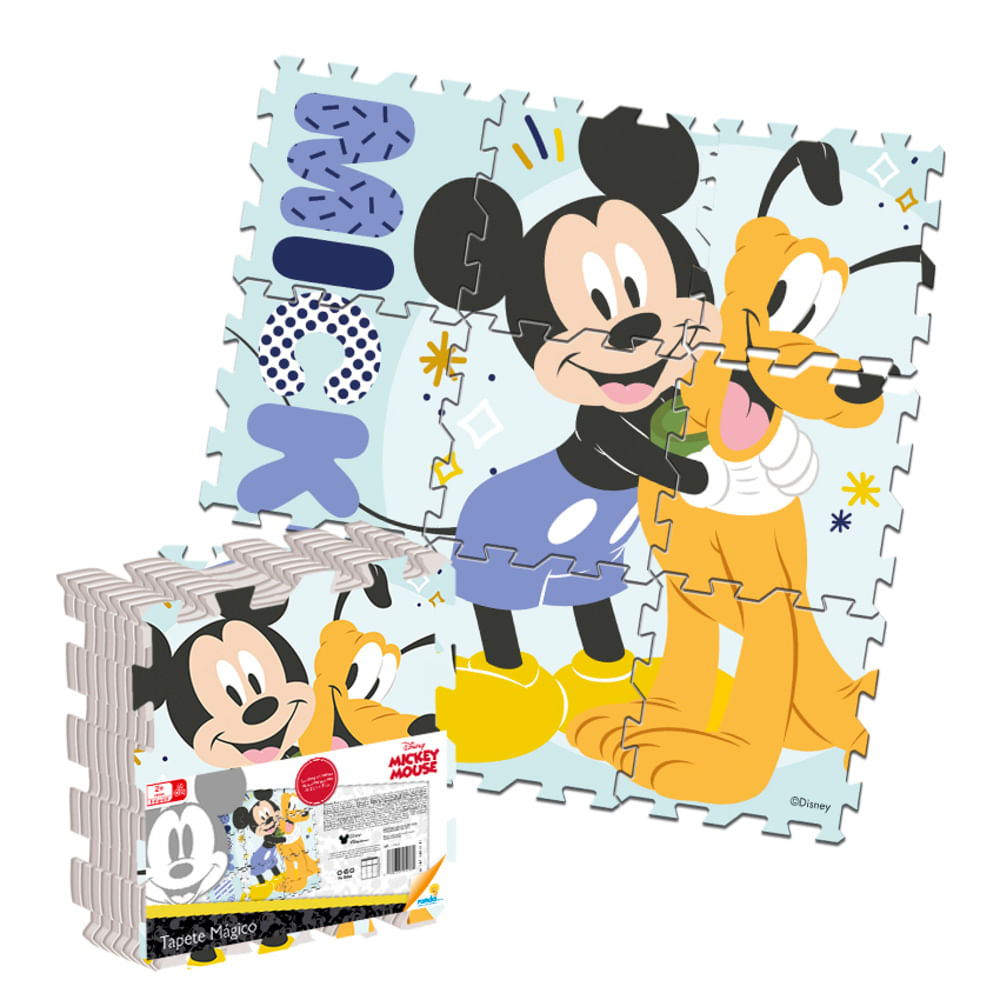 TAPETE MÁGICO DISNEY MICKEY MOUSE Y PLUTO - 1