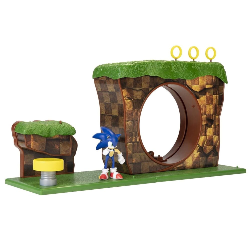 PLAYSET SONIC THE HEDGEHOG ZONA COLINA VERDE - 3