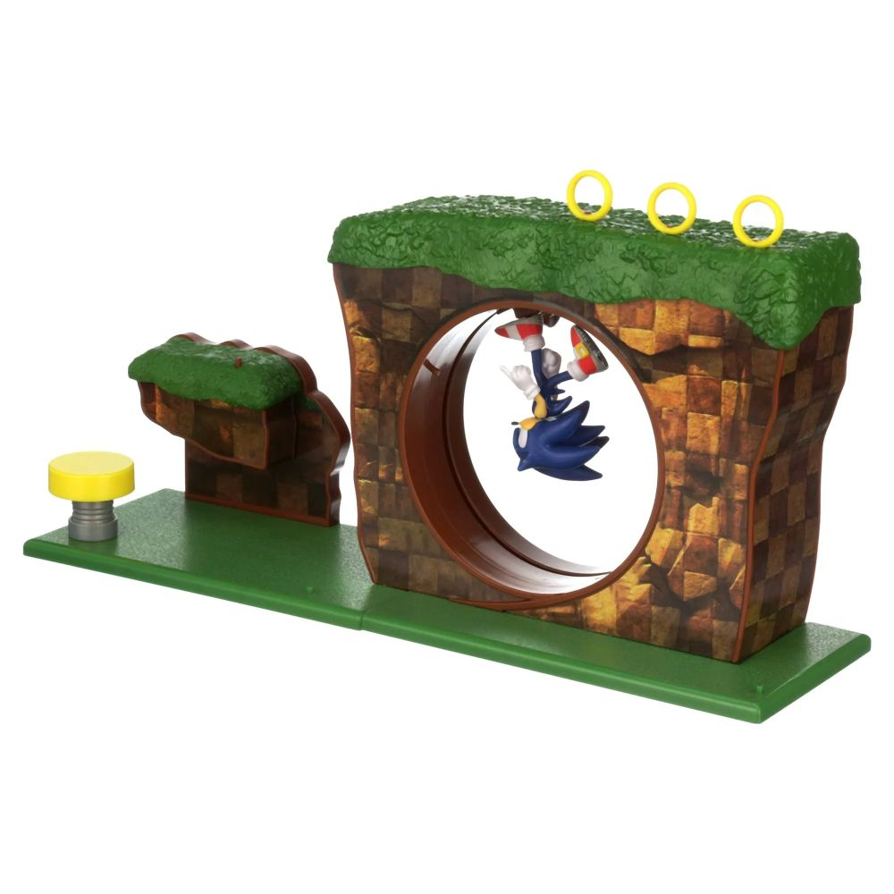 PLAYSET SONIC THE HEDGEHOG ZONA COLINA VERDE - 5
