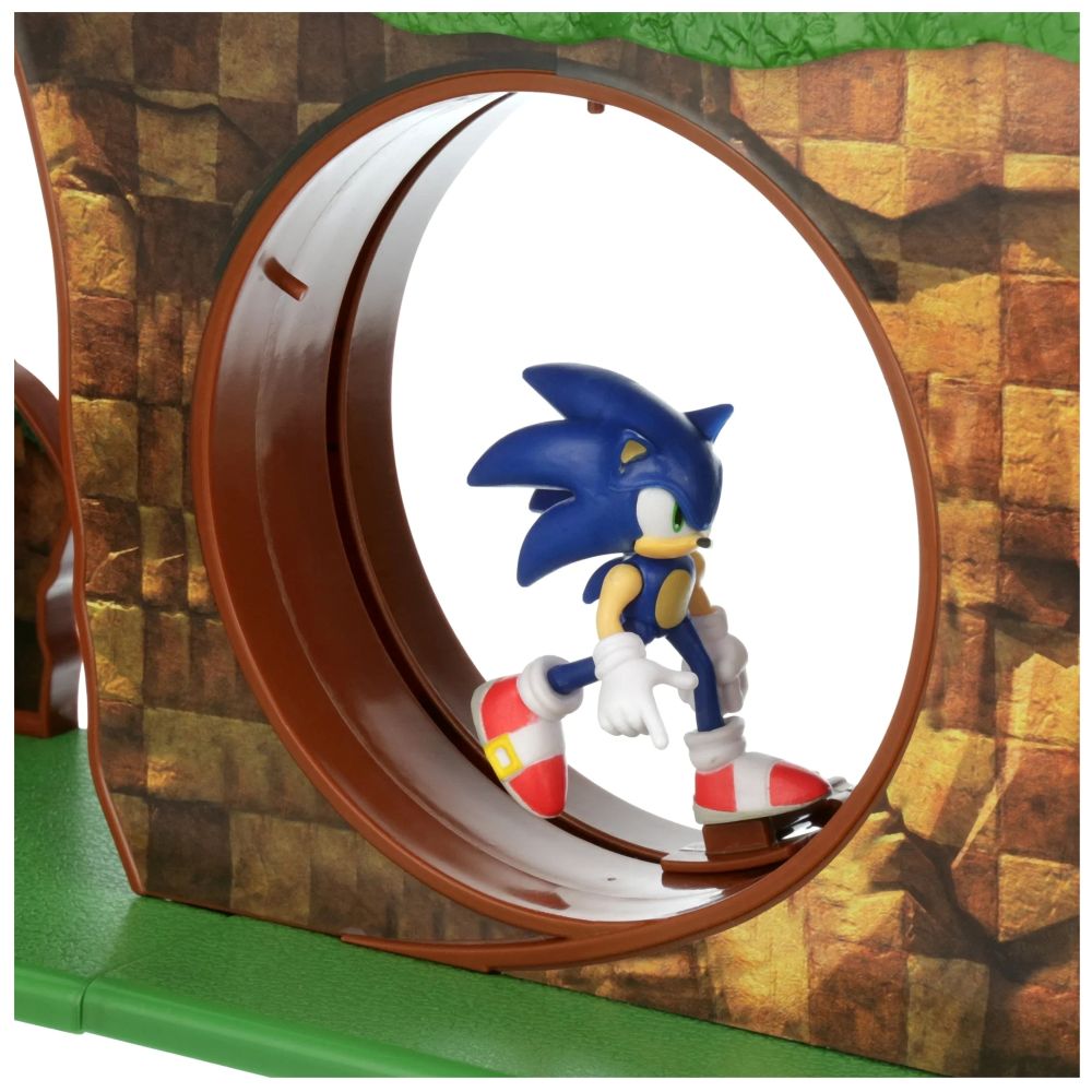 PLAYSET SONIC THE HEDGEHOG ZONA COLINA VERDE - 6