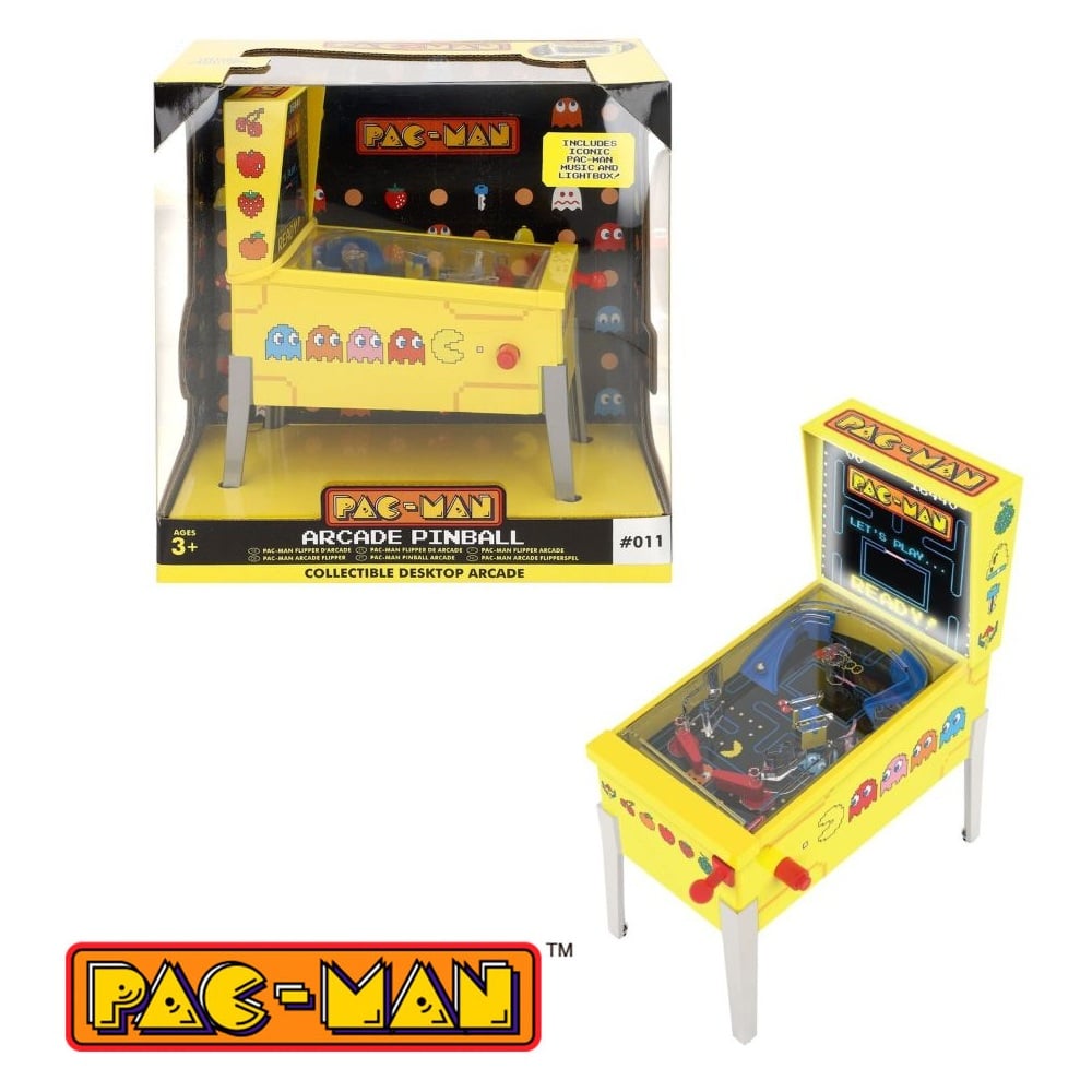 PINBALL ARCADE MINI PAC-MAN CON MUSICA Y LUZ - 1