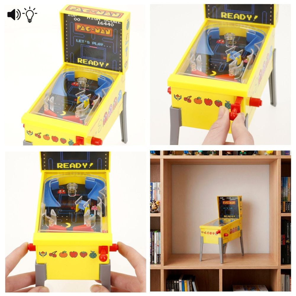 PINBALL ARCADE MINI PAC-MAN CON MUSICA Y LUZ - 2