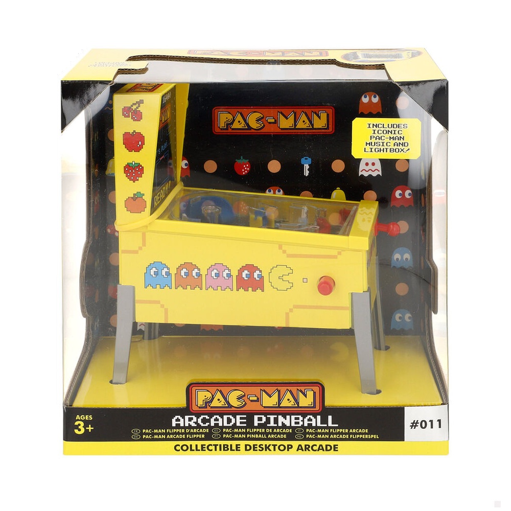 PINBALL ARCADE MINI PAC-MAN CON MUSICA Y LUZ - 7