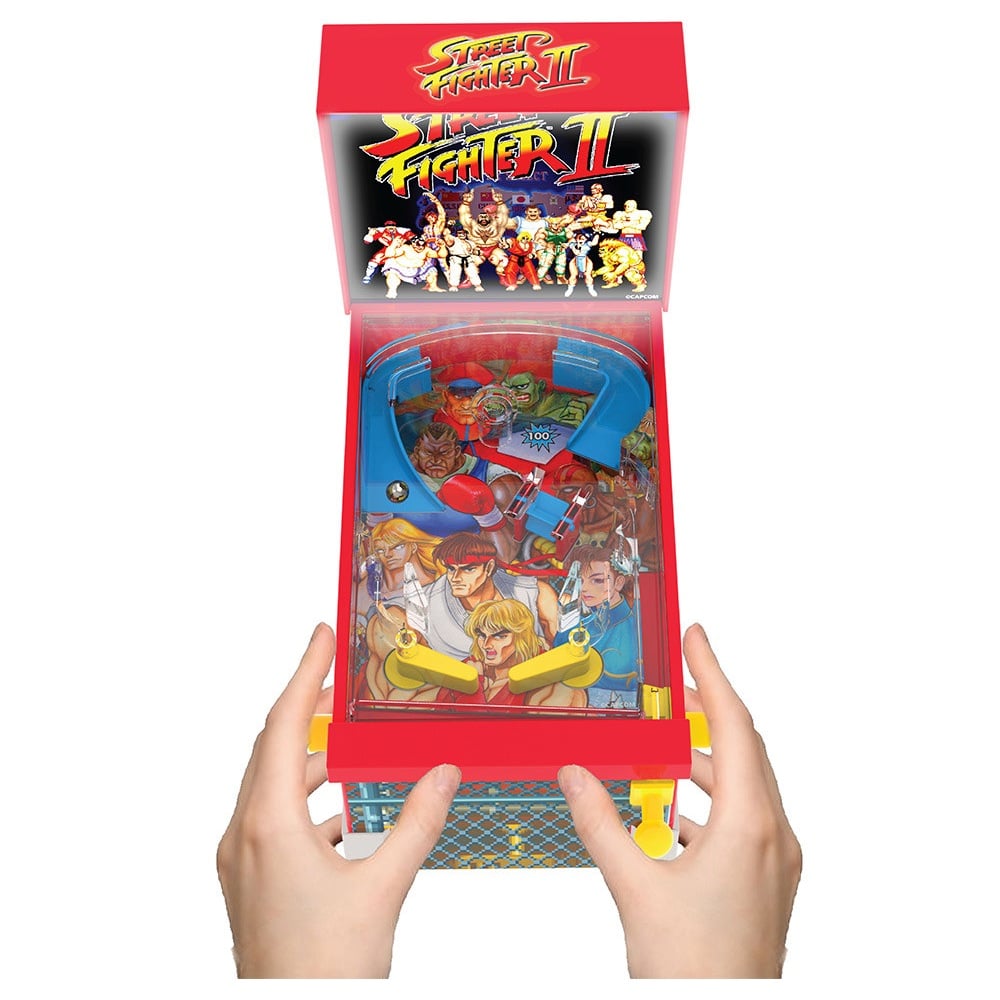 PINBALL ARCADE MINI STREET FIGHTER II CON MUSICA Y LUZ - 5