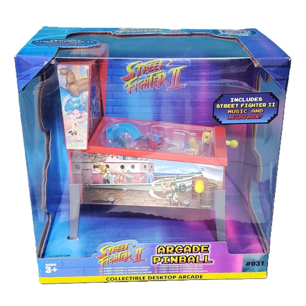 PINBALL ARCADE MINI STREET FIGHTER II CON MUSICA Y LUZ - 7