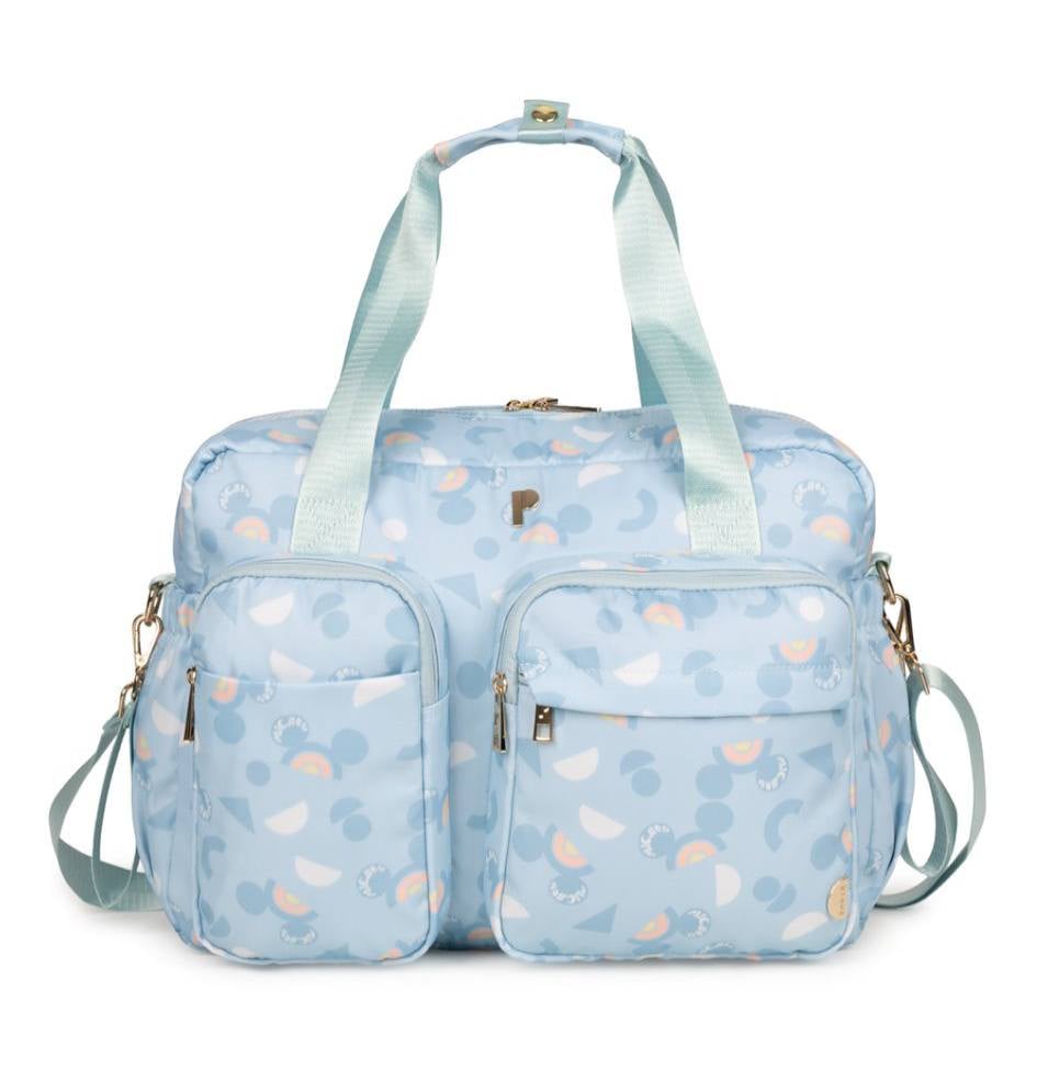 PAÑALERA BOLSO PORTA TRIANA CELESTE - 1