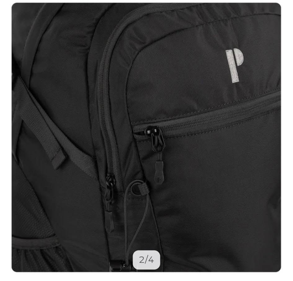 MOCHILA CAMPERA PORTA TEMPUS NEGRO - 3