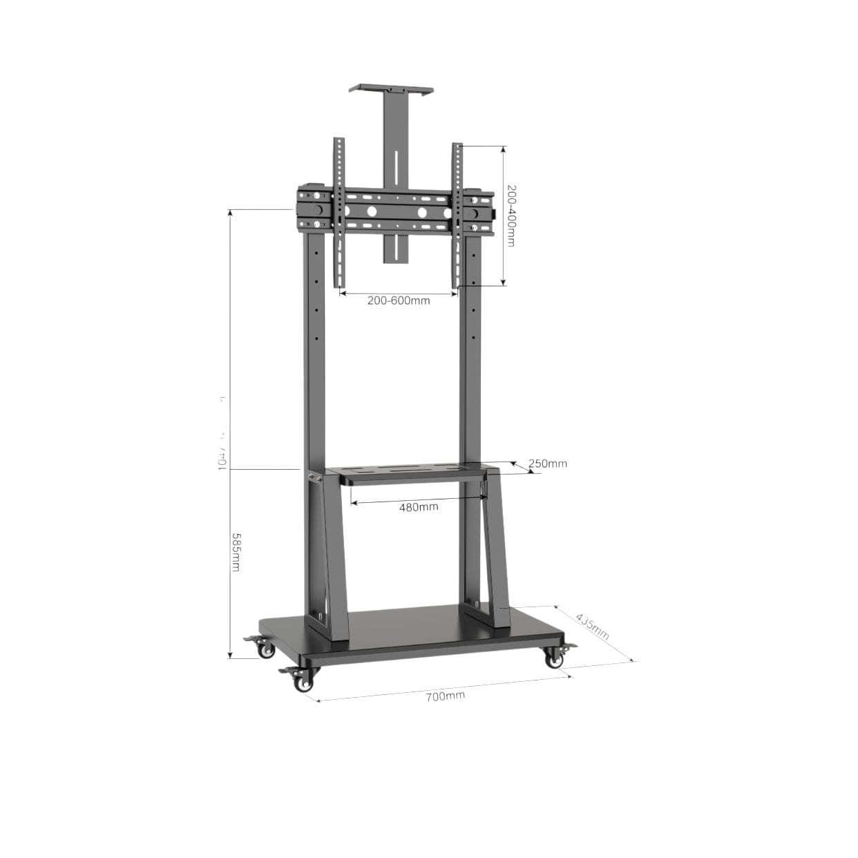 D'KAZA RACK SOPORTE PEDESTAL C1700K PARA TV 32 - 70 PULGADAS - 1