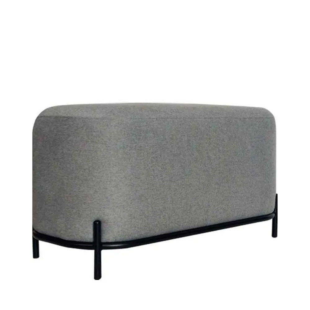 BUTACA OTTOMAN 80X45 GRIS - 1