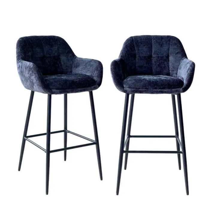 SILLA BAR NUSH NEGRO - 1