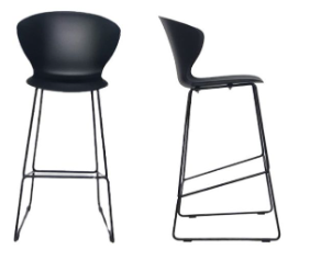 SILLA BAR MAYLIF NEGRO  H64 - 1