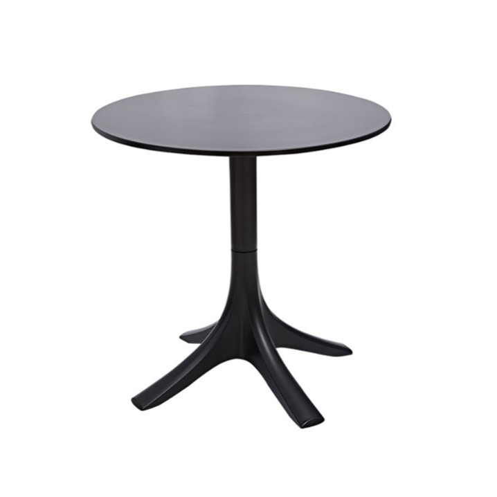 MESA DE COMEDOR  SILVANA D60  NEGRO H75 - 1