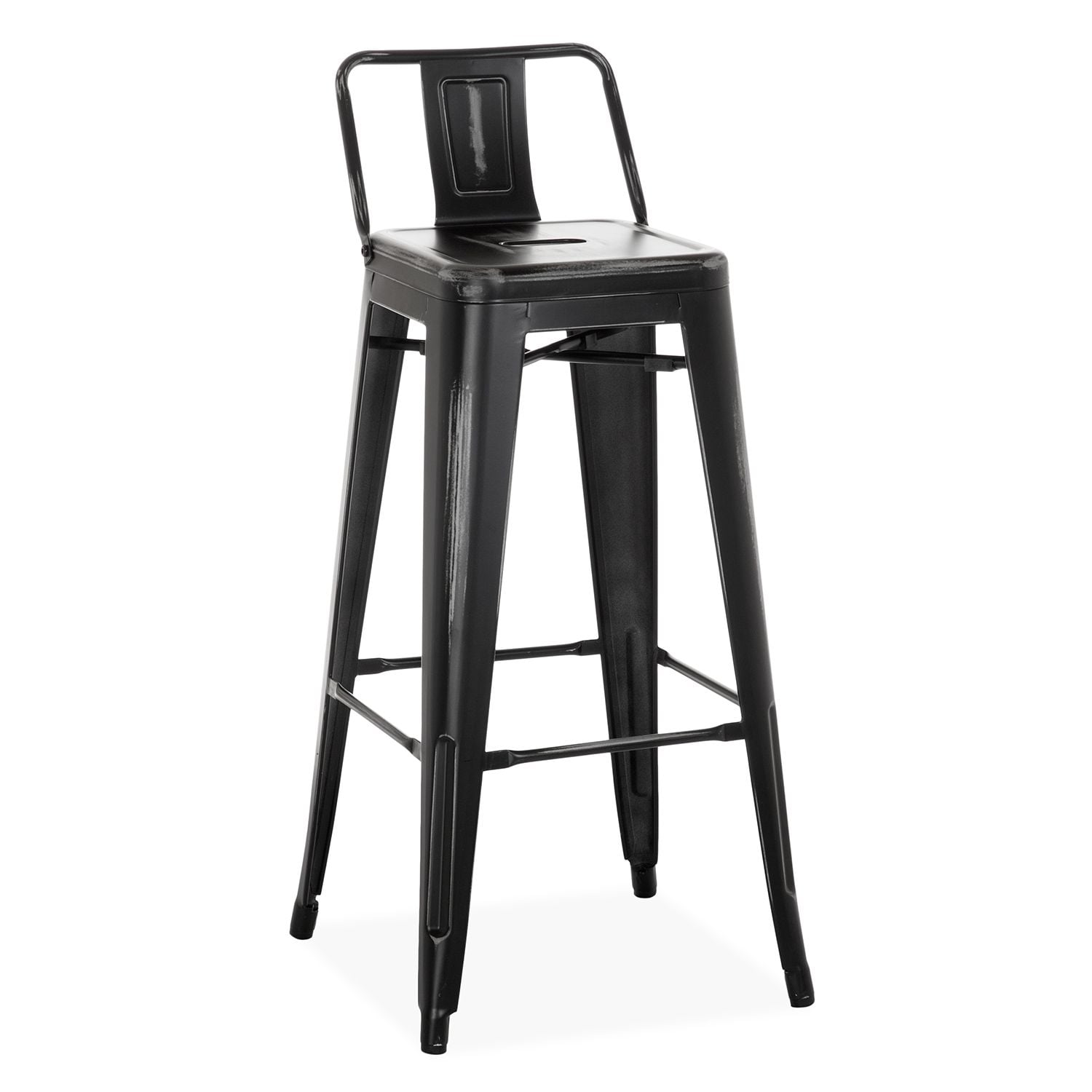 BANCO VINTAGE CON ESPALDAR H77 CM - 1