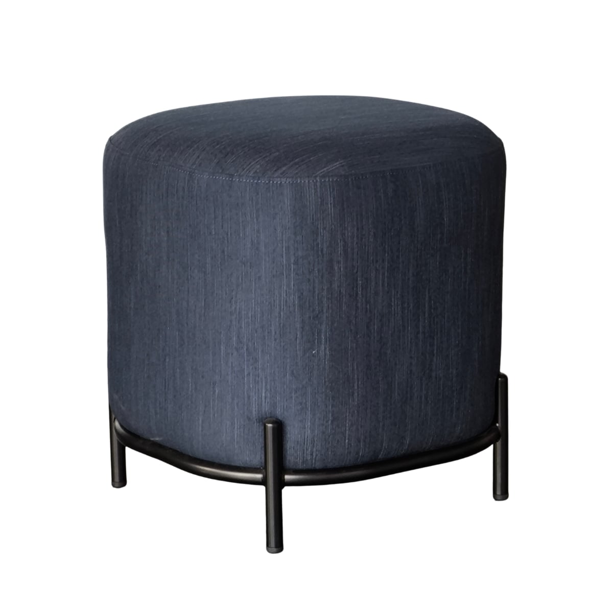 PUFF OTTOMAN AZUL OSCURO 40X40 - 1